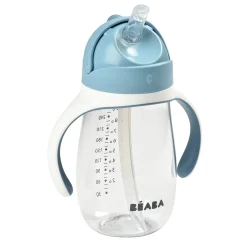 BÉABA Tasse paille 300ml Bleu< Couverts Vaisselle Et Bavoirs|Biberons Et Accessoires