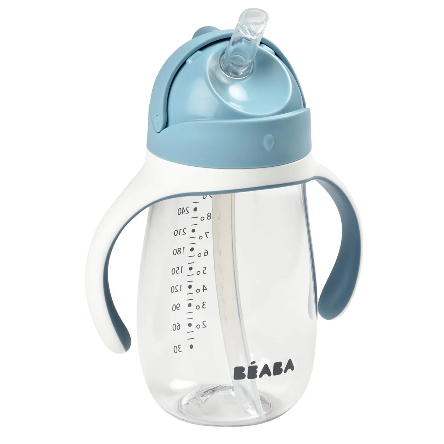 BÉABA Tasse paille 300ml Bleu< Couverts Vaisselle Et Bavoirs|Biberons Et Accessoires