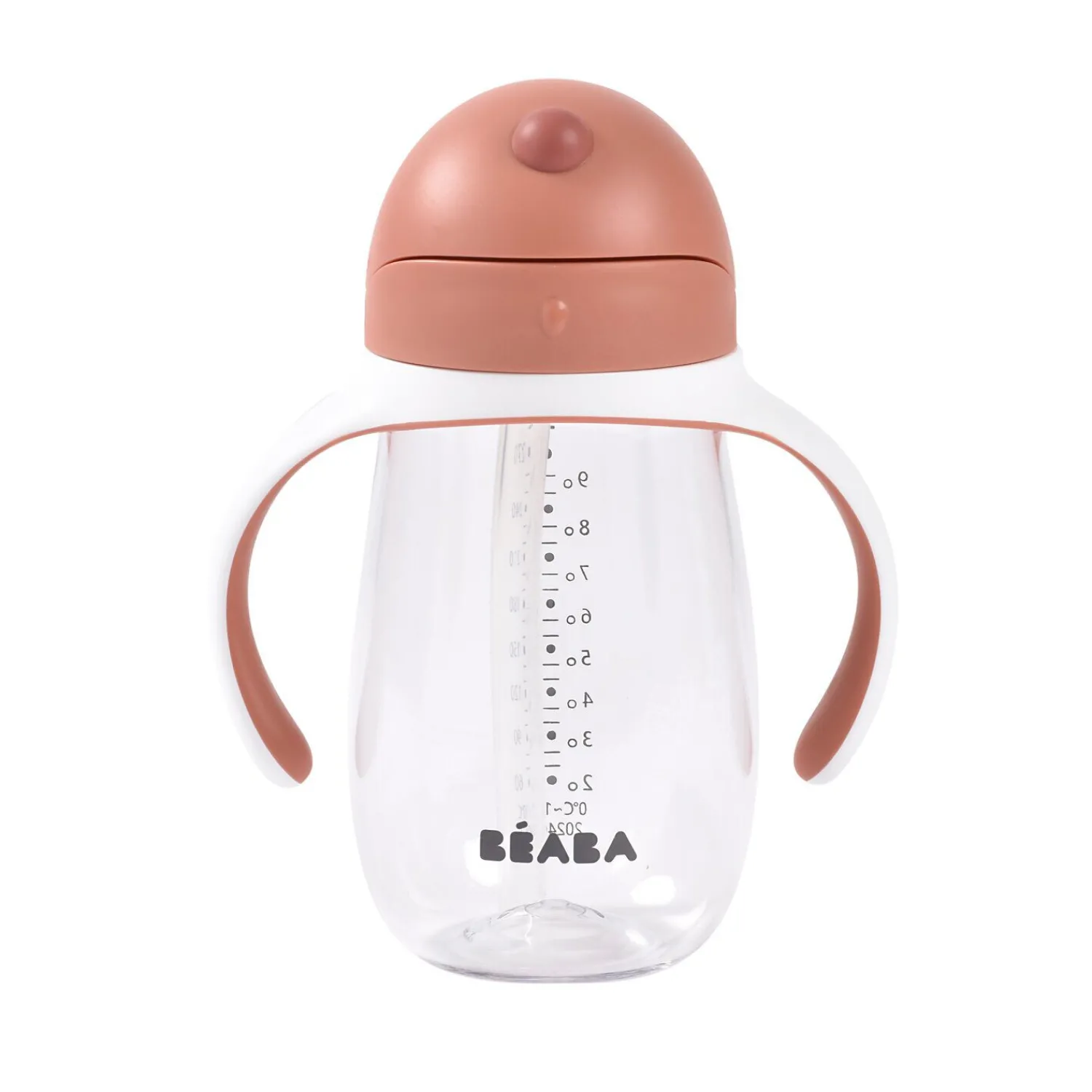 BÉABA Tasse paille 300ml Terracotta< Couverts Vaisselle Et Bavoirs|Biberons Et Accessoires