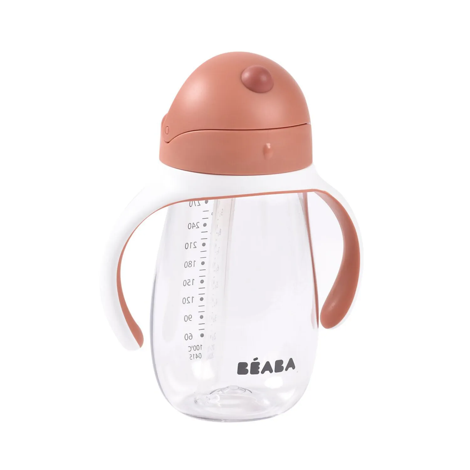 BÉABA Tasse paille 300ml Terracotta< Couverts Vaisselle Et Bavoirs|Biberons Et Accessoires