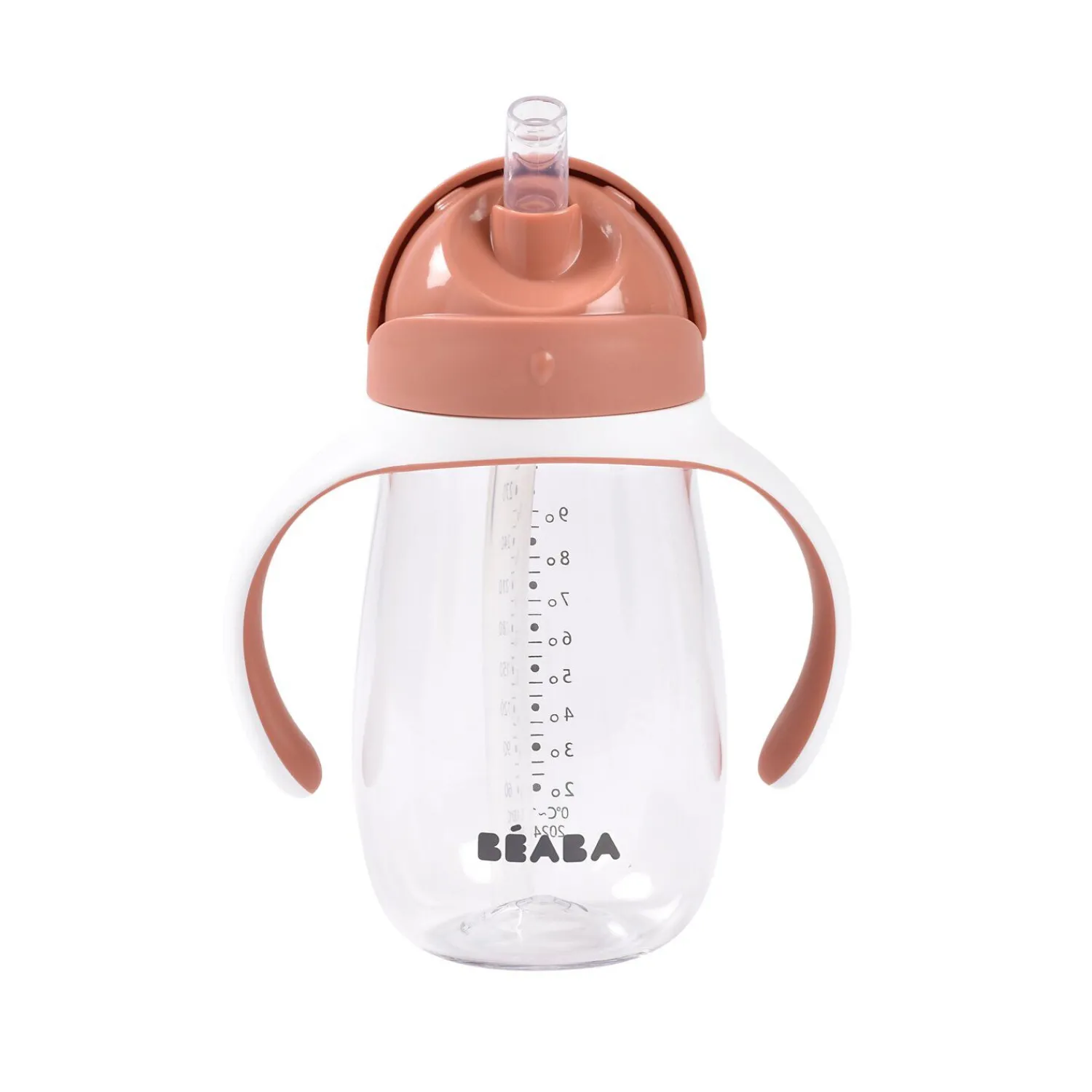 BÉABA Tasse paille 300ml Terracotta< Couverts Vaisselle Et Bavoirs|Biberons Et Accessoires