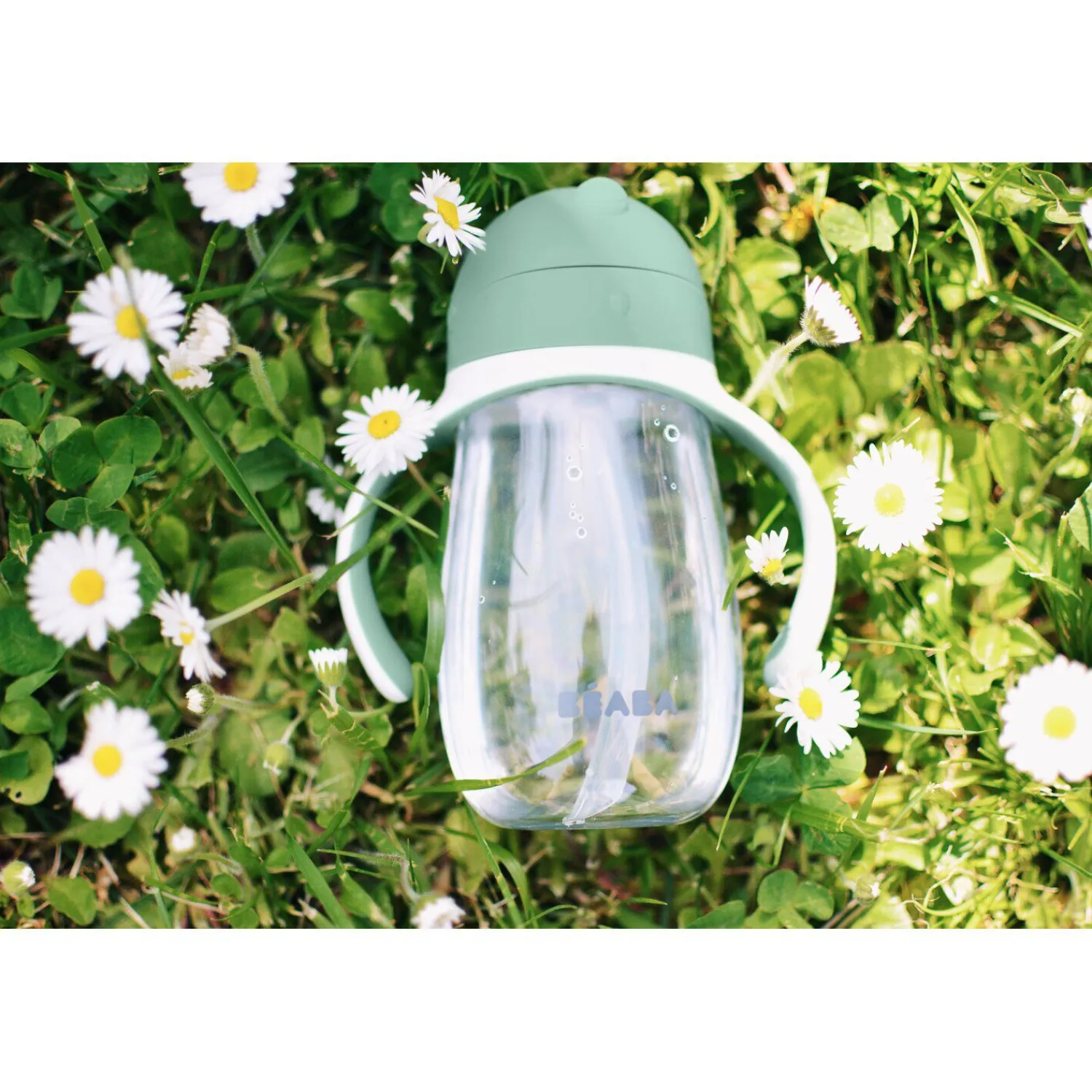 BÉABA Tasse paille 300ml Vert sauge< Couverts Vaisselle Et Bavoirs|Biberons Et Accessoires