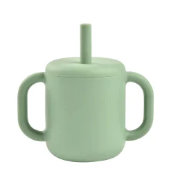 BÉABA Tasse paille silicone Vert sauge< Couverts Vaisselle Et Bavoirs|Biberons Et Accessoires