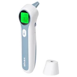 BÉABA Thermomètre infrarouge auriculaire et frontal Thermospeed Blanc / Bleu< Thermomètres