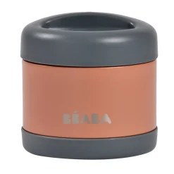 BÉABA Thermo-portion inox 500ml Gris minéral/Terracotta< Goûter Sain|Pots De Conservation