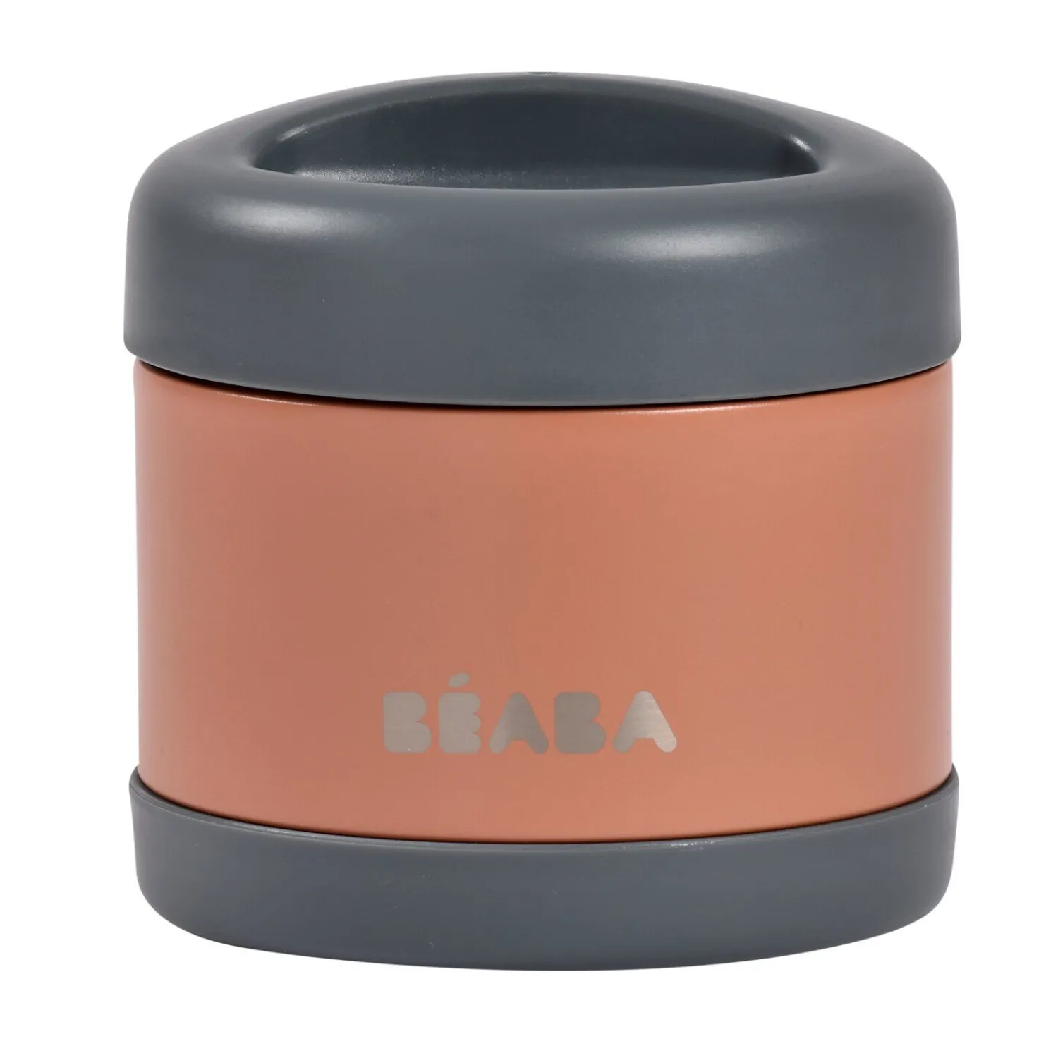 BÉABA Thermo-portion inox 500ml Gris minéral/Terracotta< Goûter Sain|Pots De Conservation