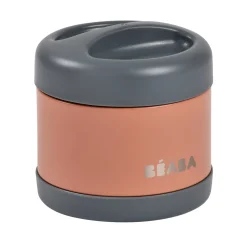BÉABA Thermo-portion inox 500ml Gris minéral/Terracotta< Goûter Sain|Pots De Conservation