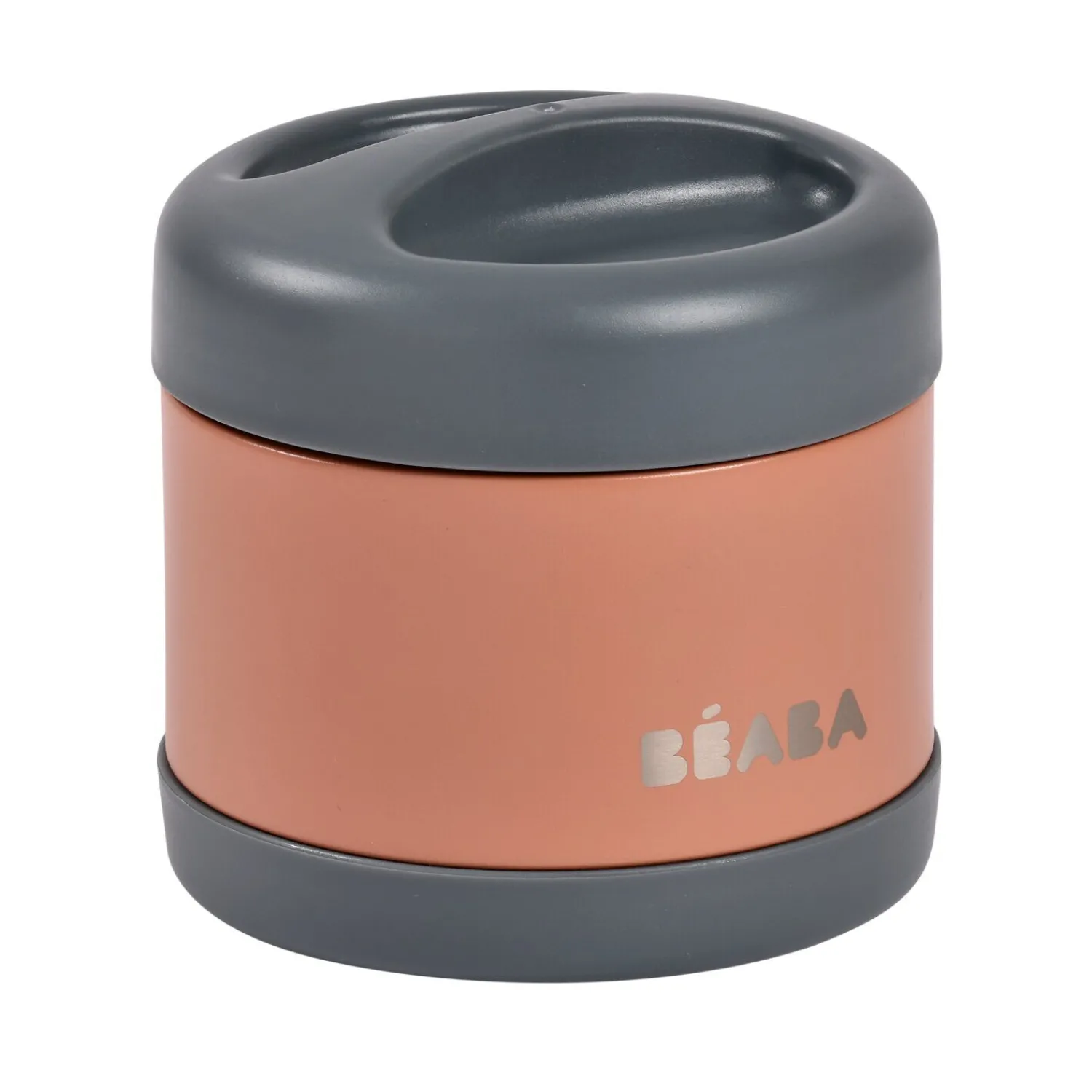 BÉABA Thermo-portion inox 500ml Gris minéral/Terracotta< Goûter Sain|Pots De Conservation