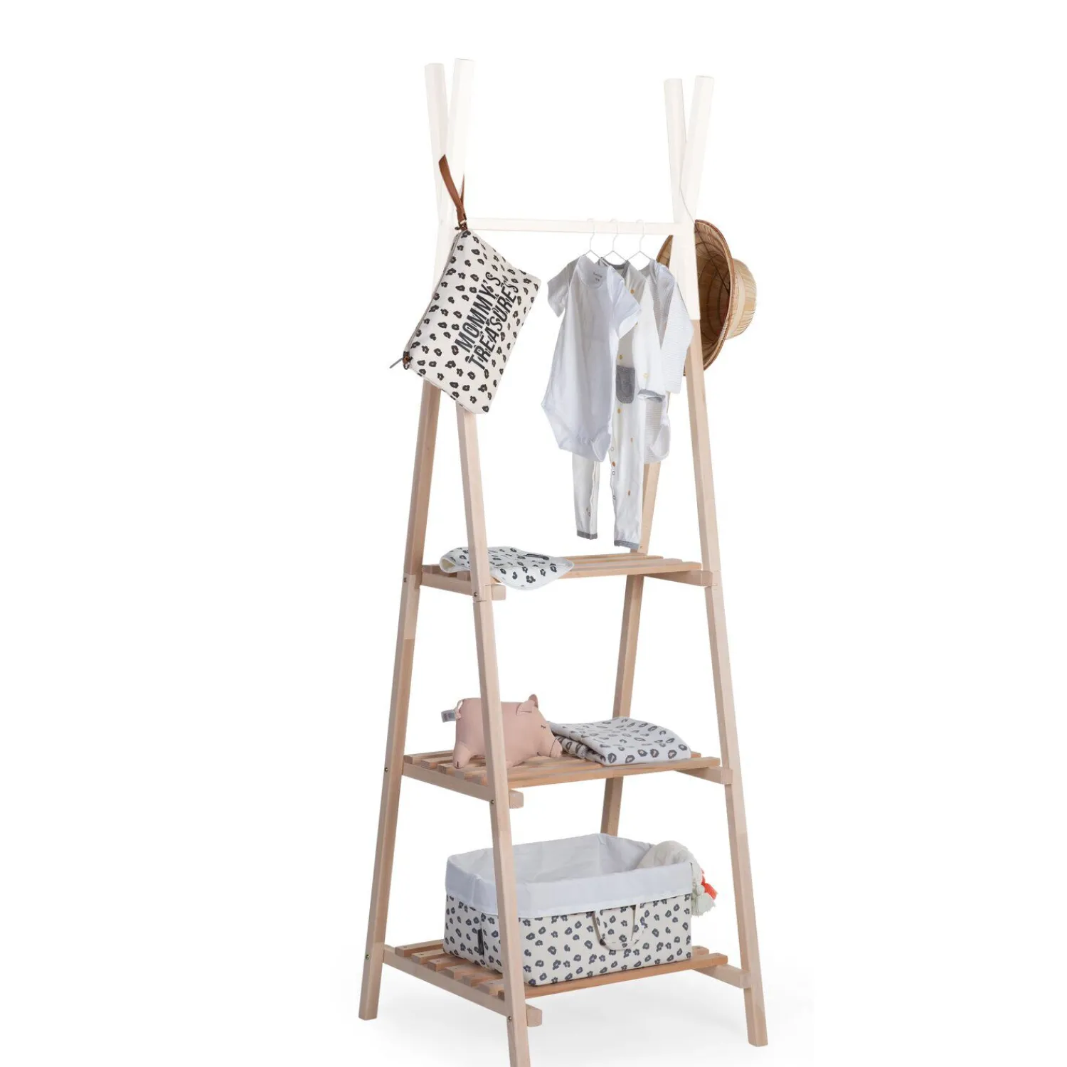 BÉABA Tipi Porte Manteaux Grand - Bois< Porte-vêtements