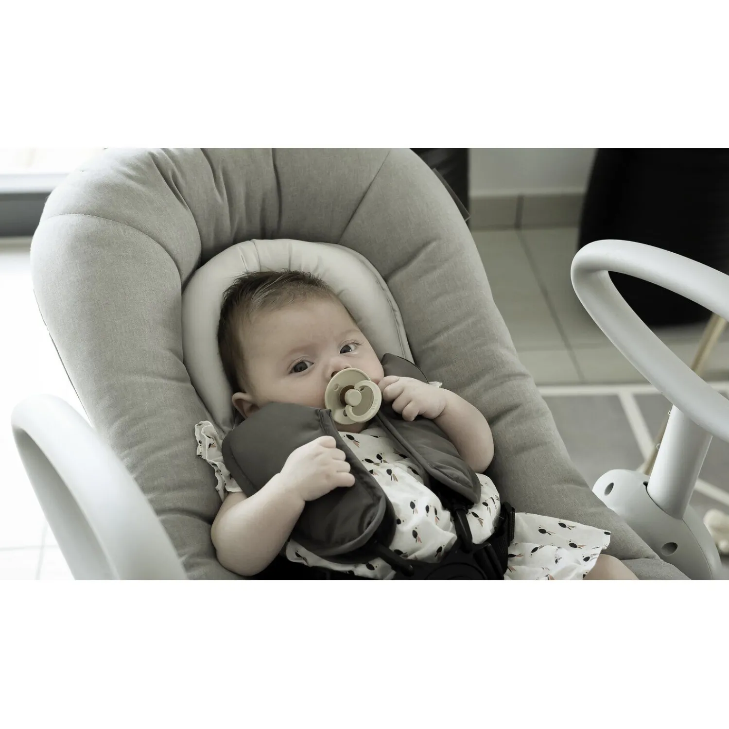 BÉABA Transat Up and Down® V4 Gris chiné< Transat Up & Down