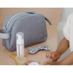 BÉABA Trousse de toilette Gris chiné< Accessoires De Toilette|Baignoires Et Accessoires