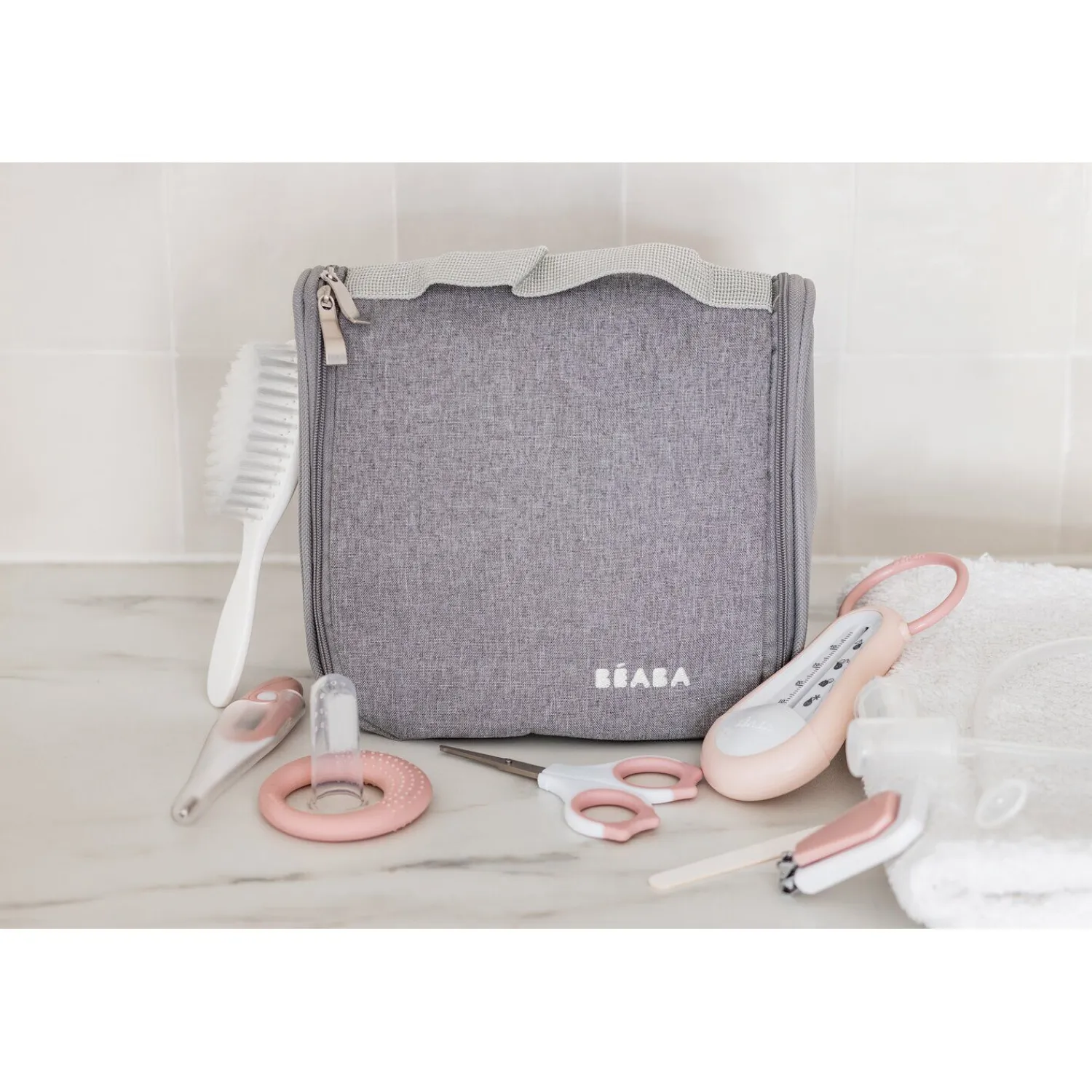 BÉABA Trousse de toilette nomade Vieux rose< Accessoires De Toilette|Baignoires Et Accessoires